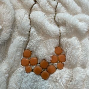 Orange jewel necklace